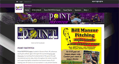 Desktop Screenshot of pointfastpitch.com